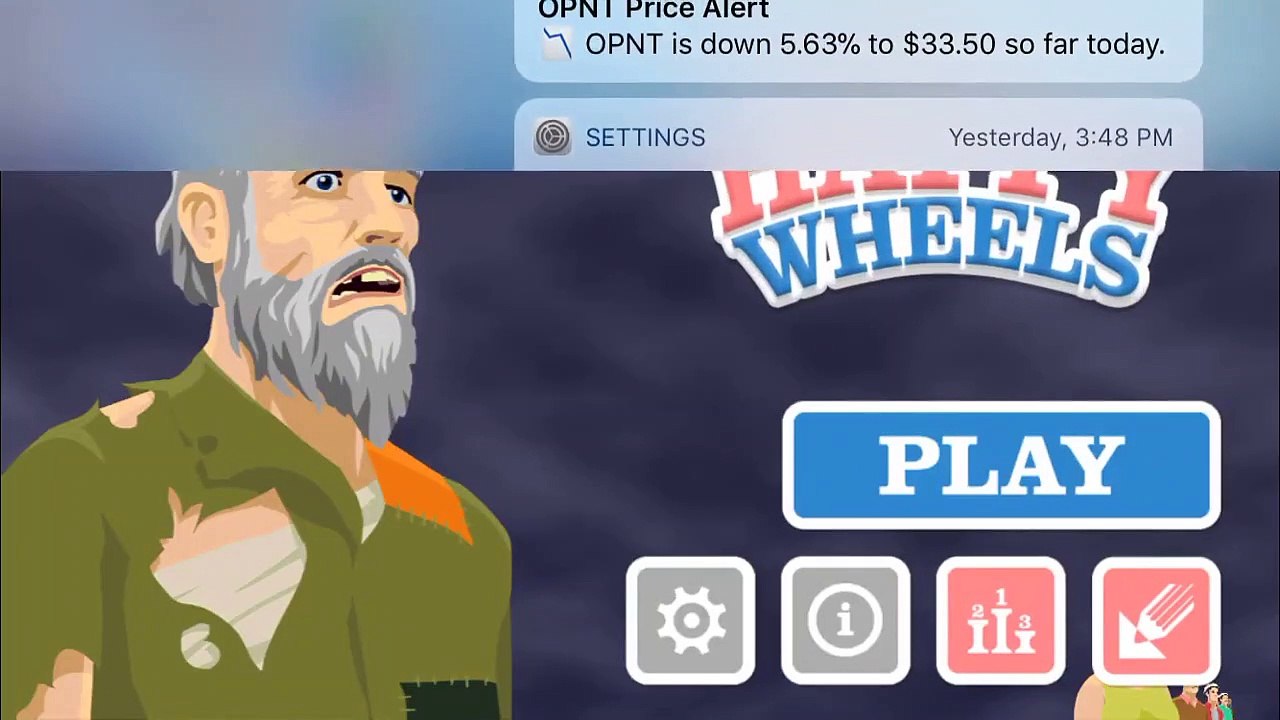 Happy Wheels Wheelchair Guy IOS Level 13