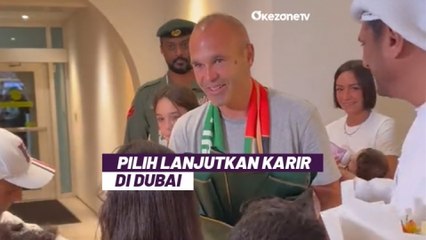 Batal Ngekor Lionel Messi ke Inter Miami,  Andres Iniesta Pilih Main di Klub Uni Emirat Arab