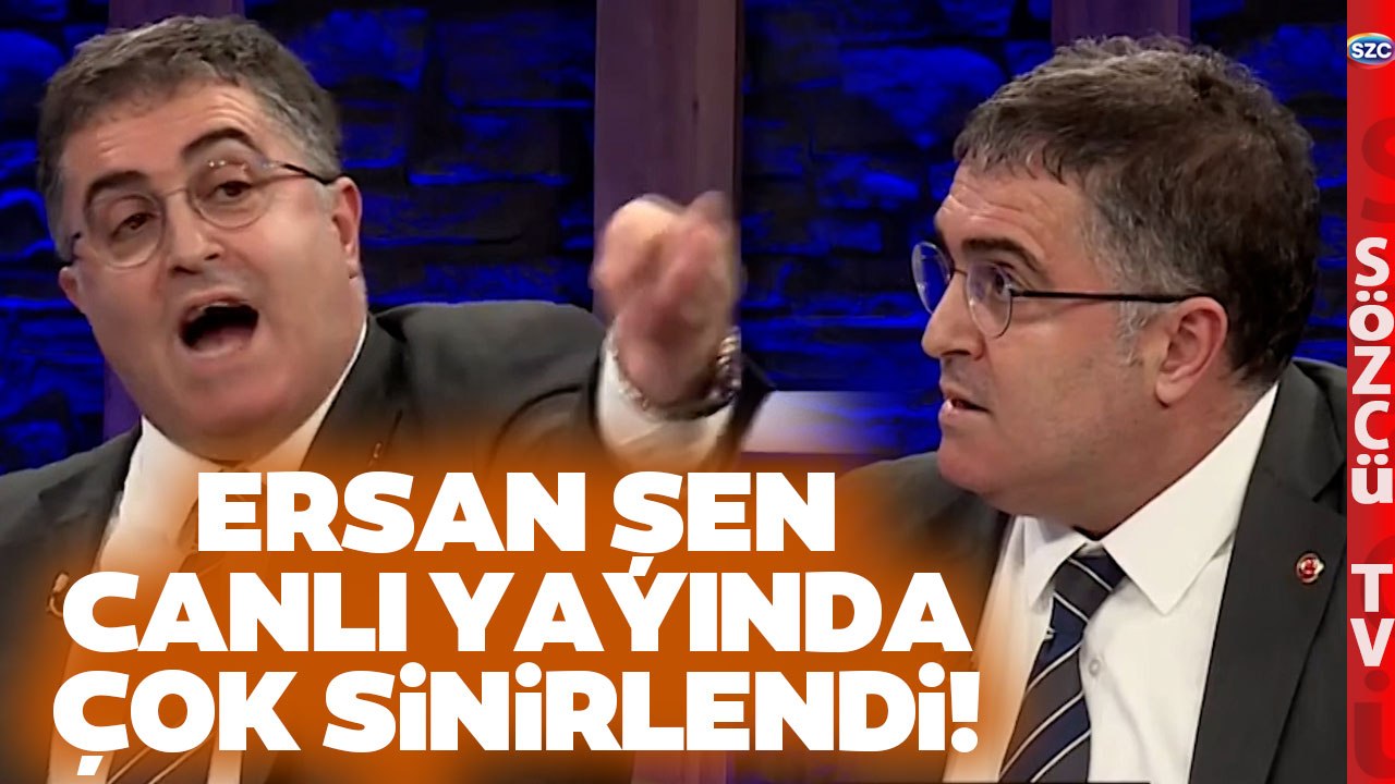 Ersan Şen Canlı Yayında Çılgına Döndü! Erdoğan'a Çok Sert Tepkiler