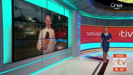 Accidente de tránsito en el 2do anillo, un vehículo quedó volcado