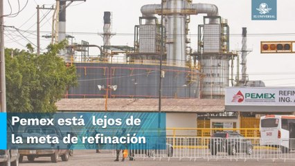 Refinación, todavía lejos de la meta del gobierno, refinerías operan al 51%