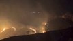 Um incêndio de grandes proporções atingiu uma área florestal na região da Fercal, próximo a  DF-150, na noite desta segunda-feira 7/8