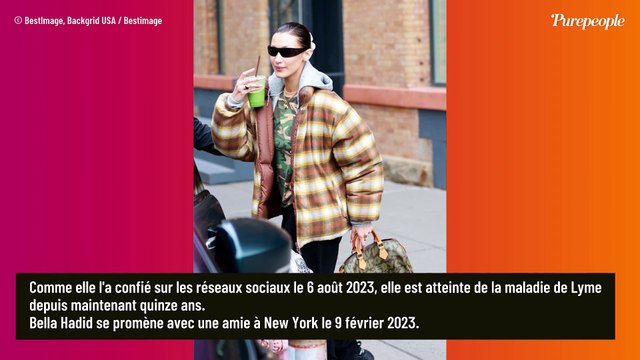 PHOTOS Bella Hadid malade : perfusions, lit d'hôpital... elle lève le voile sur son état de santé