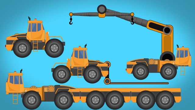 Transformer, Lifting Truck, Construction Truck - Kids Tv Channel