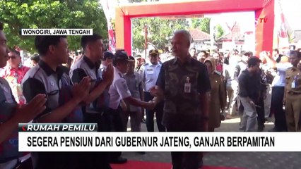 Masa Jabatan Gubernur Jateng Segera Habis, Ganjar Pranowo Pamitan ke Warga Wonogiri