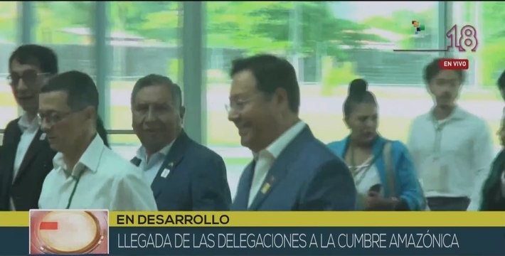 Presidente de Bolivia arriba a Brasil para Cumbre de la Amazonía