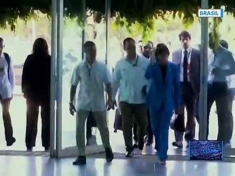 Vpdta. Delcy Rodríguez llega al Centro de Convenciones Hangar para la Cumbre Amazónica en Brasil