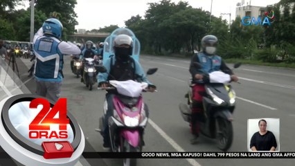Ganap na pagsalegal sa motorcycle taxis, inirekomenda ng LTFRB-TWG sa kongreso | 24 Oras