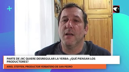 Ariel Steffen manifestó "jamás vamos a estar a favor de la desregulación de la yerba"