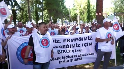 Action de quitter le travail par les agents de santé de l'hôpital universitaire d'Ege