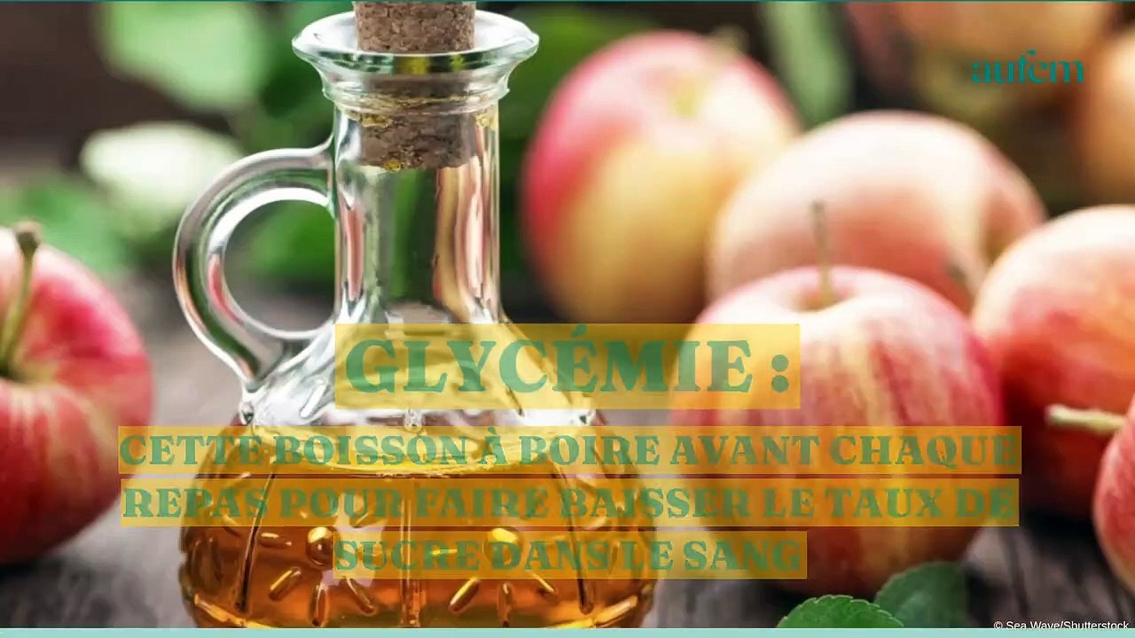 Glycémie : cette boisson à boire avant chaque repas pour faire baisser le taux de sucre dans le sang