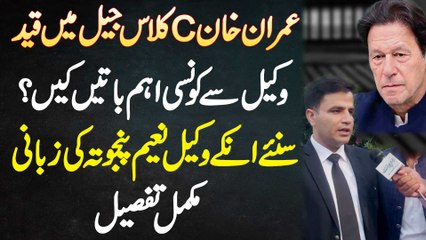 Naeem Panjuta Interview - Imran Khan C Class Jail Me Qaid - Lawyer Se Konsi Important Baatein Ki?