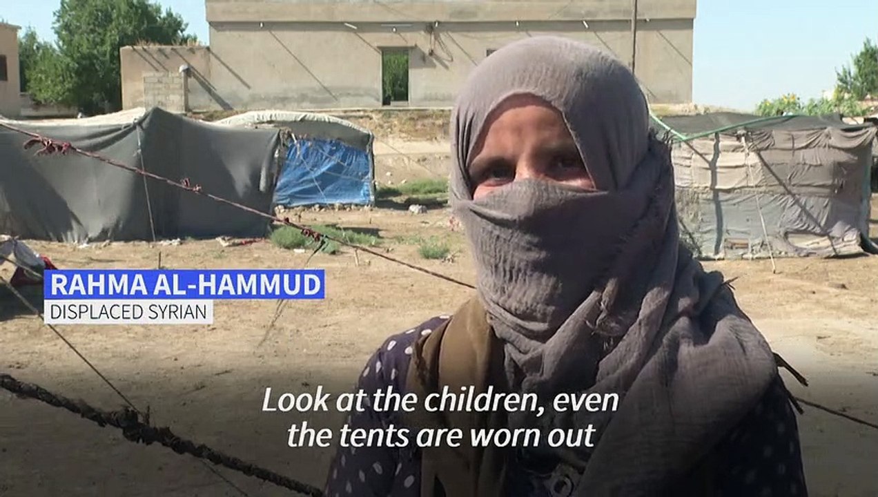 The 'forgotten' camps where Syria war displaced languish