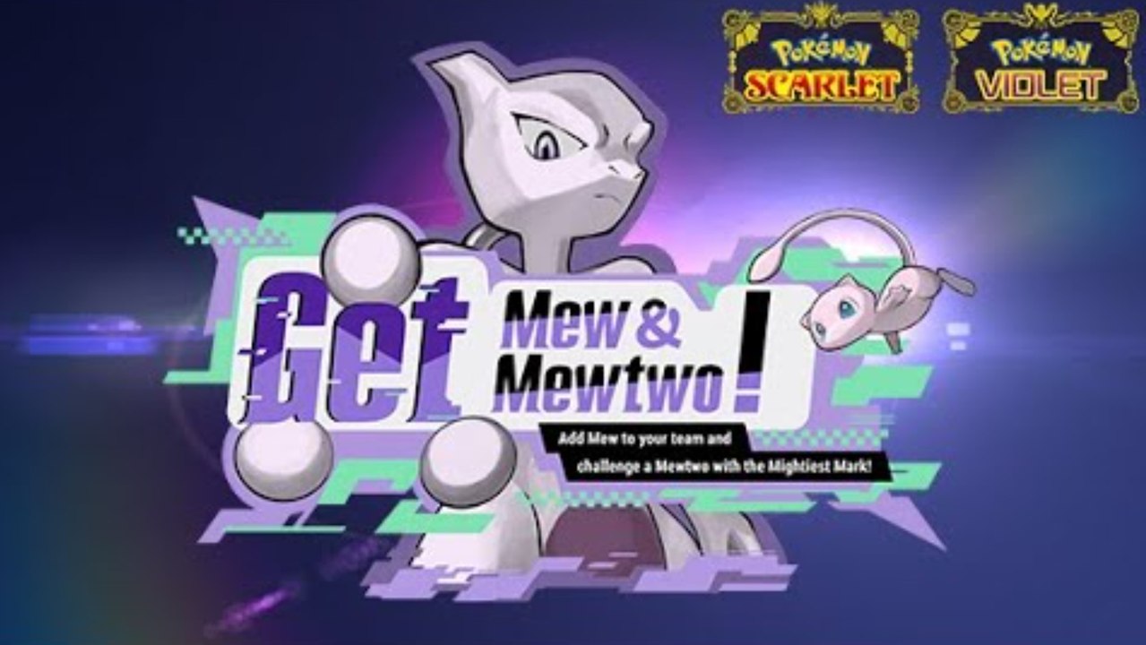 Pokémon Escarlata y Pokémon Púrpura - Cómo conseguir a Mew y Mewtwo