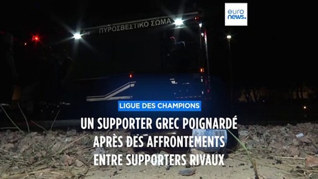 Grèce : un supporter de football grec poignardé à mort après des affrontements avec un club rival