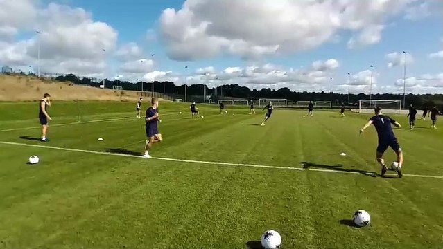FC Halifax Town in training