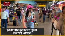Sara Ali Khan Spotted : Mumbai एयरपोर्ट पर स्पॉट हुई सारा अली खान