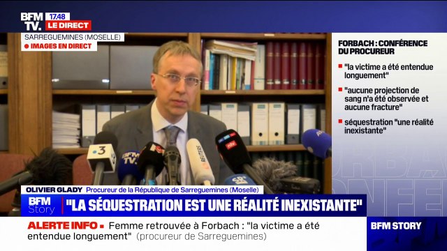 Femme retrouvée à Forbach: son mari explique qu'elle le rendait responsable de son infortune de santé , indique le procureur de la République de Sarreguemines