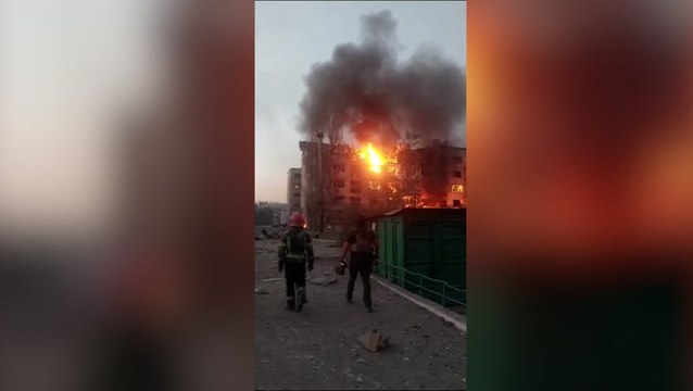 Pokrovsk reduced to rubble after Russian strike hits hotel, killing eight