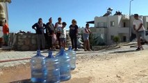 La panne d'eau à Bodrum provoque la réaction des citoyens