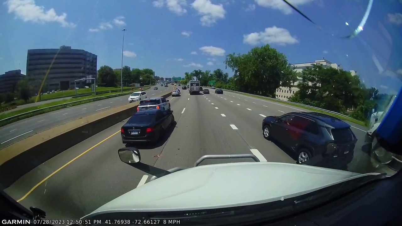Impatient Motorist Rear-ends State Trooper
