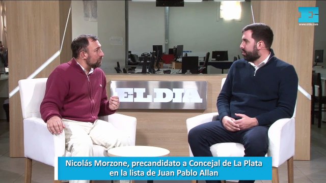 Nicolás Morzone, precandidato a Concejal de La Plata en la lista de Juan Pablo Allan