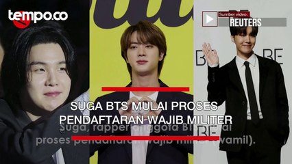 Suga BTS Mulai Proses Pendaftaran Wajib Militer