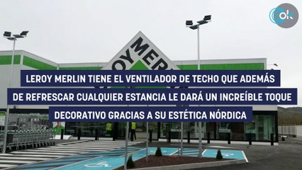El ventilador de techo de Leroy Merlin que hemos probado y nos encanta: silencioso, bonito y de estilo nórdico