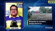 Bloquean la carretera Xalapa-Veracruz