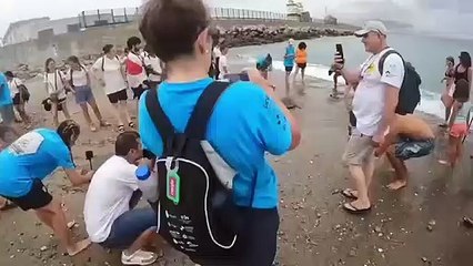 CECAM libera tres tortugas junto con la expedición «Vuelta al Mundo»