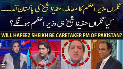 Will Hafeez Sheikh be the Caretaker PM? Mustafa Nawaz and Saleem Mandiwala's reaction