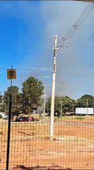 Helicóptero da Marinha cai e pega fogo em Formosa-GO