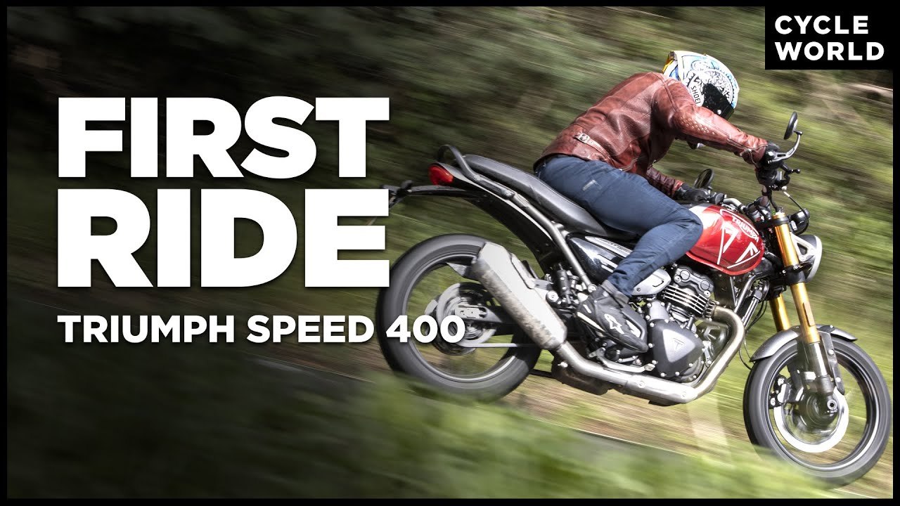 FIRST US Magazine to Test Ride The NEW Triumph Speed 400