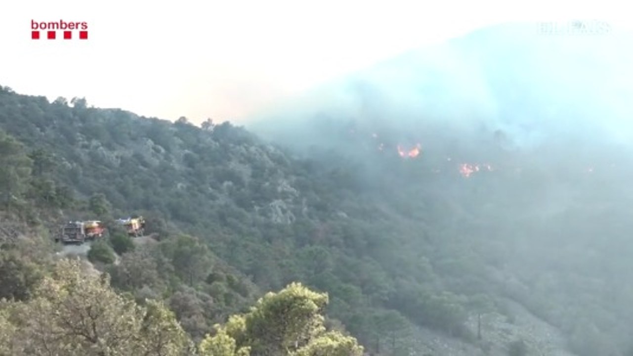 Los bomberos dan por extinguido el incendio de Girona