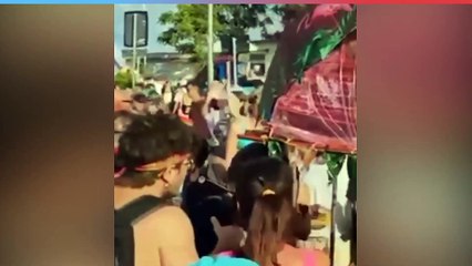 Il video delle aggressioni e degli spintoni al Rimini Summer Pride