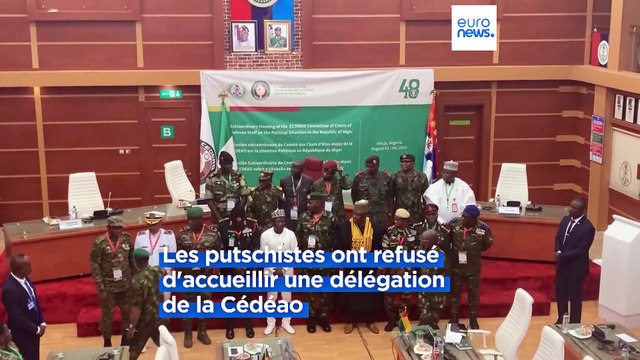 Niger : le régime militaire n'accueillera pas la délégation de la Cédéao ce mardi