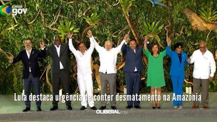 Lula destaca urgência de conter desmatamento na Amazônia