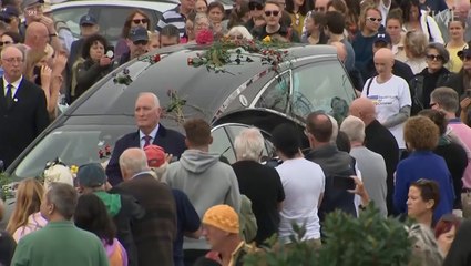 Mourners Pay Respects to Singer Sinéad O'Connor at Funeral Procession