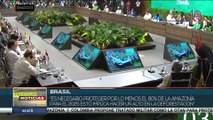 teleSUR Noticias 08-08 15:30 Pdte. Lula instó a la Cooperación Internacional por el Amazonas