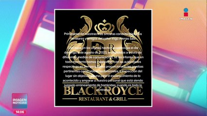 Empresario Iñigo Arenas: Bar Black Royce emite comunicado