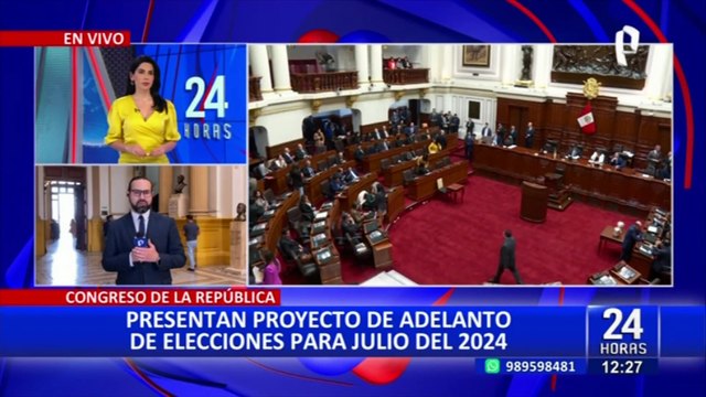 Congreso: Parlamentarios opinan sobre nuevo proyecto de adelanto de elecciones