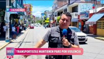 Transportistas mantienen paro por violencia en Chilpancingo