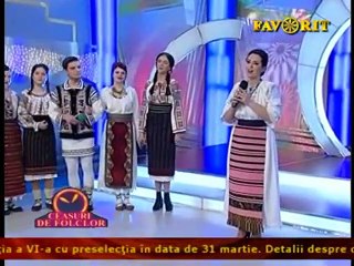 Cristina Bugnar - Numa un pic de ma tomnesc (Ceasuri de folclor - Favorit TV - 22.03.2017