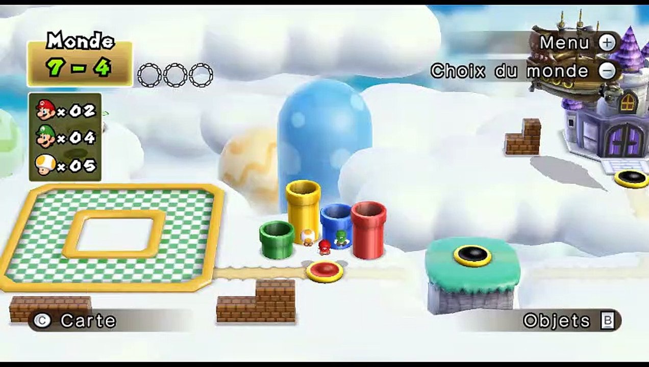 New Super Mario Bros. Wii online multiplayer wii Vidéo Dailymotion