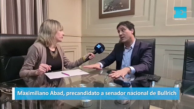 Maximiliano Abad, precandidato a senador nacional de Bullrich