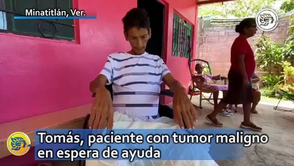 Tomás, paciente con tumor maligno en espera de la ayuda