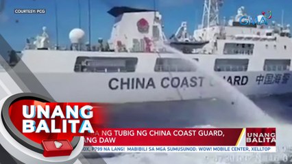 Pambobomba ng tubig ng China Coast Guard, babala lang daw | UB