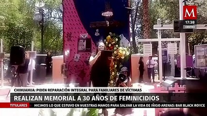 Chihuahua realiza emotivo memorial en honor a las víctimas de feminicidio
