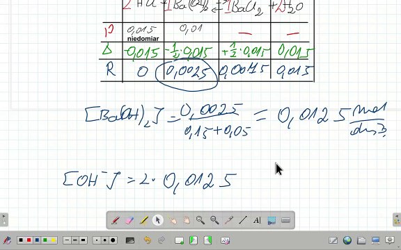 OBLICZANIE pH a) SAM KWAS b) REAKCJA ZOBOJĘTNIANIA, c) ZE SŁABYM KWASEM. #chemia #chemistry