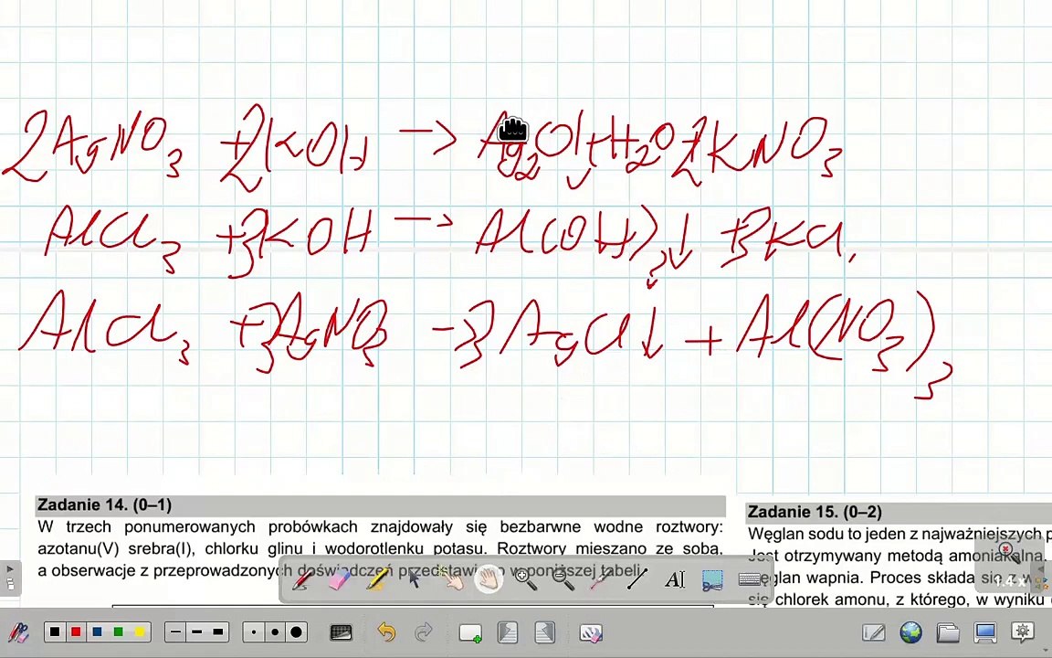ZADANIE 14 i 15 CKE 2021 MARZEC BIAŁE OSADY I CZYTANIE ZE ZROZUMIENIEM. #chemia #chemistry